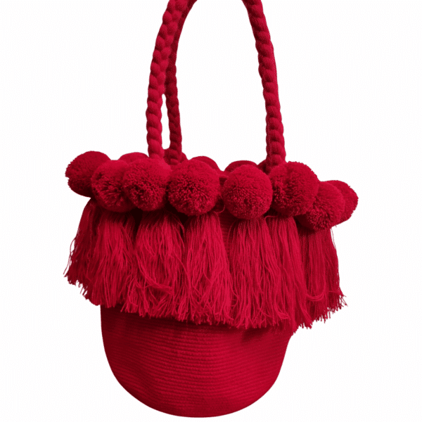 Mochila Wayuu Nairobi Rosso Grande