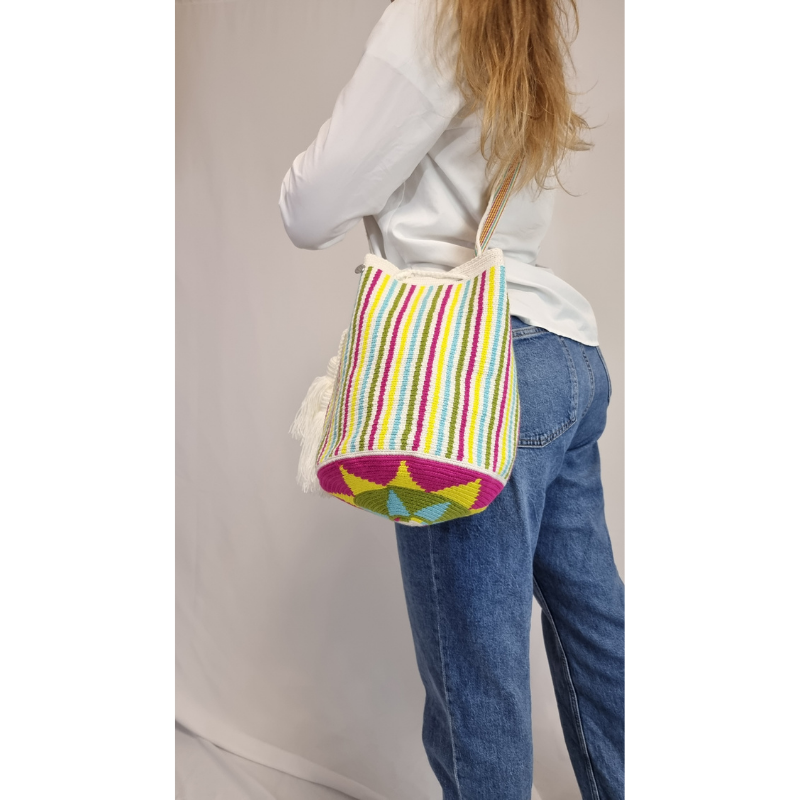 Mochila Wayuu Baraya Grande - immagine 2