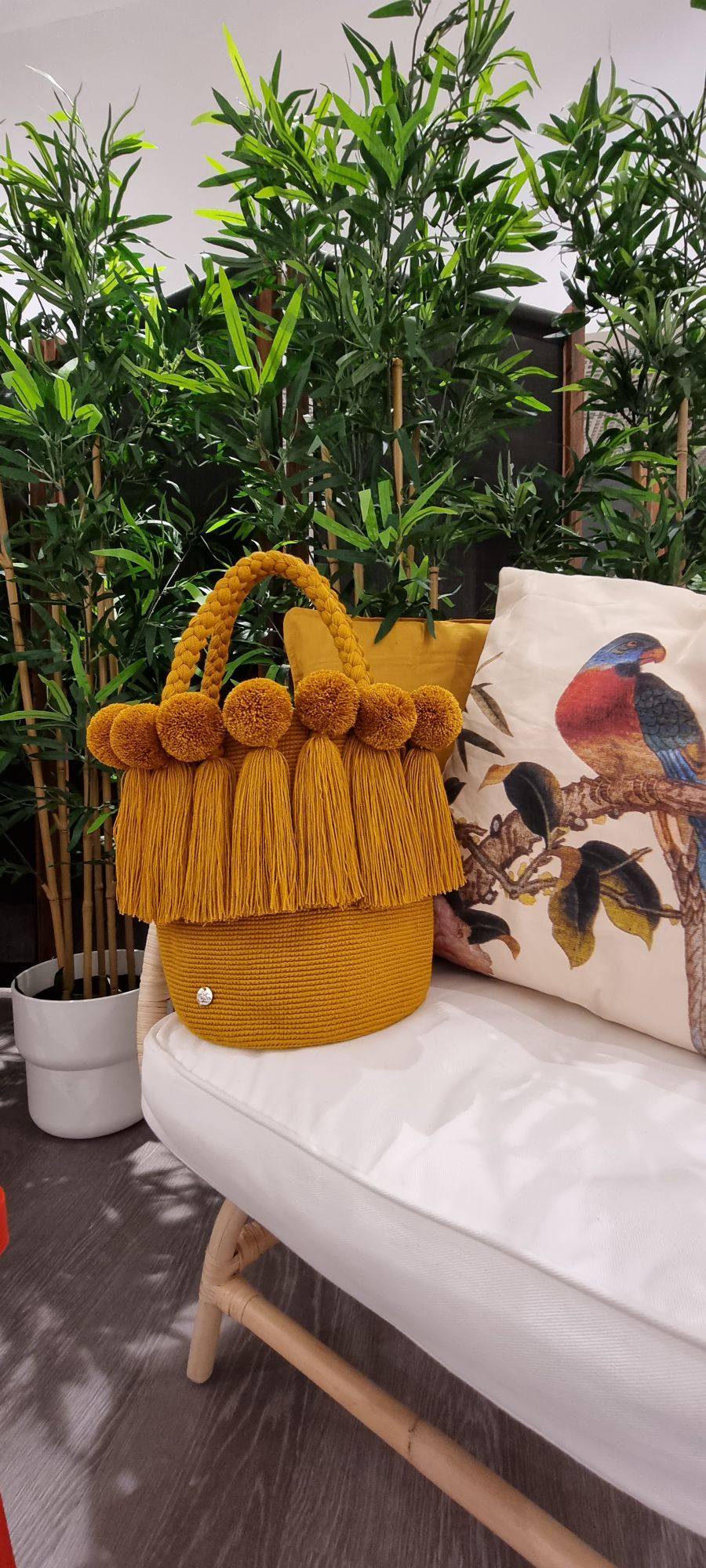 Mochila Wayuu Nairobi Mostarda - immagine 3