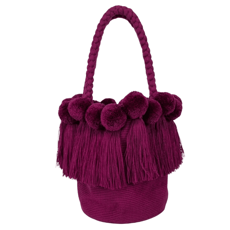 Mochila Wayuu Nairobi Grappe viola uva